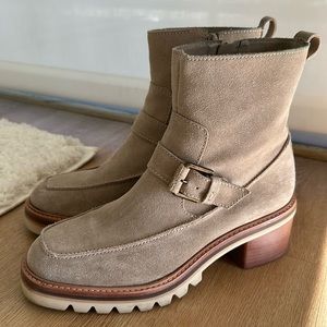 Bernardo Sonja Suede Lug Sole Boot